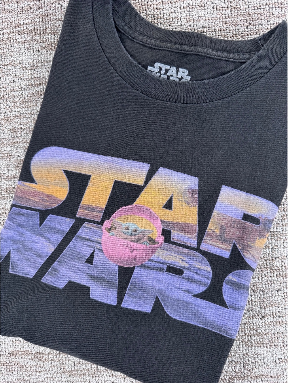 Star Wars Mad Engine Baby Yoda Graphic T-Shirt Size XL Casual Mandalorian